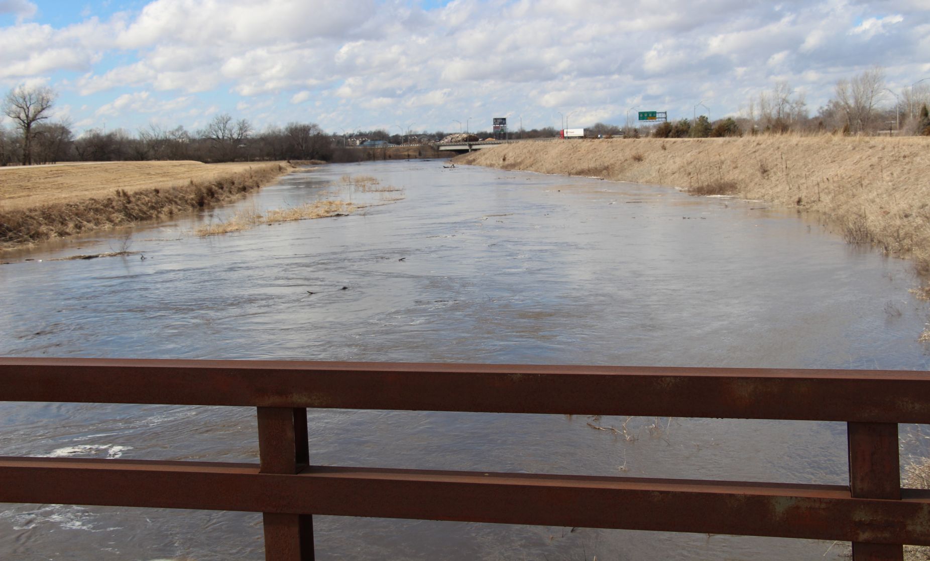 Salt Creek at Park Boulevard bridge